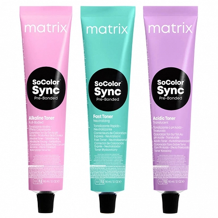 Farba Matrix SoColor Sync, toner do koloryzacji ton w ton bez amoniaku 90ml Matrix Matrix 3474636985845