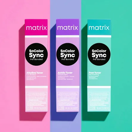 Farba Matrix SoColor Sync, toner do koloryzacji ton w ton bez amoniaku 90ml Matrix Matrix 3474636985845