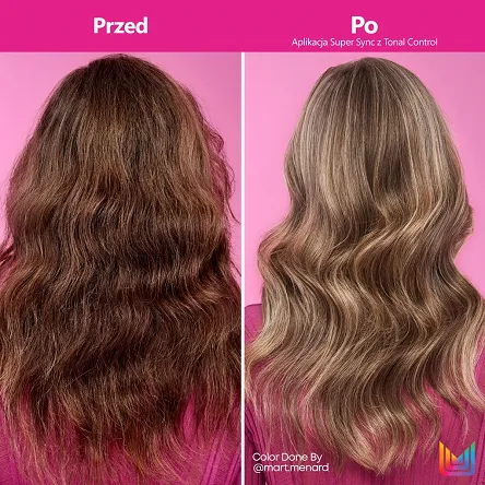 Toner Matrix Color Sync → Super Sync koloryzacja ton w ton bez amoniaku 90ml Matrix Matrix 3474637238193