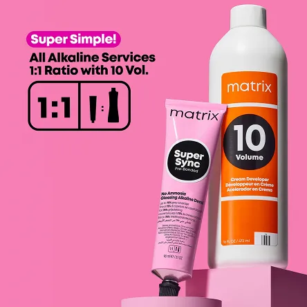 Toner Matrix Color Sync → Super Sync koloryzacja ton w ton bez amoniaku 90ml Matrix Matrix 3474637238193