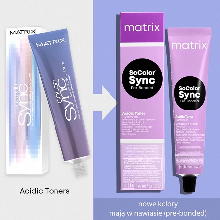 Farba Matrix SoColor Sync, toner do koloryzacji ton w ton bez amoniaku 90ml Matrix Matrix 3474636985845