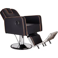 Fotel barberski Ayala Holland na pompie hydraulicznej, skaj gładki Fotele barberskie Ayala