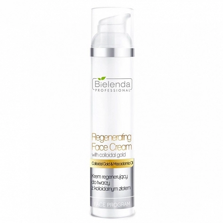 Krem Bielenda Coloidal Gold, regenerujący do twarzy z koloidalnym złotem 100ml Kremy do twarzy Bielenda 5902169044763