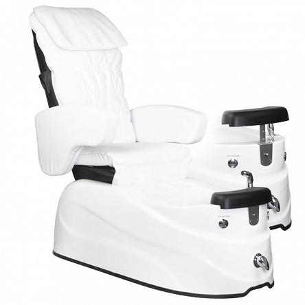 Fotel kosmetyczny Activ AS-122 Pedicure SPA biały z funkcją masażu Fotele kosmetyczne elektryczne Activ 5906717419935