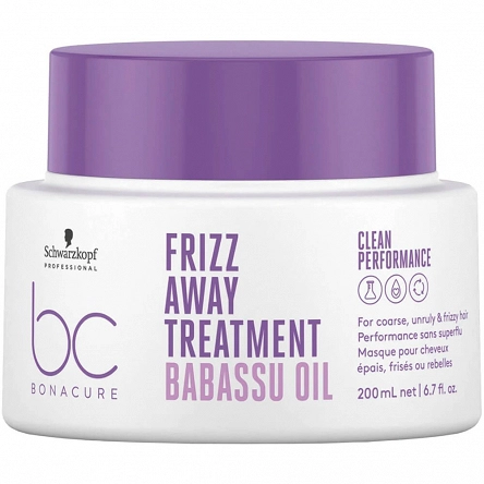 Maska Schwarzkopf BC Bonacure Frizz Away wygładzająca do włosów puszących się 200ml Schwarzkopf 4045787726794