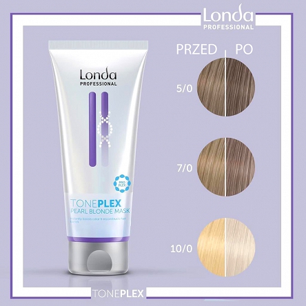 Maska Londa Professional Toneplex koloryzująca do włosów, różne odcienie 200ml Szampony i spraye koloryzujące Londa Professional 3614229700886
