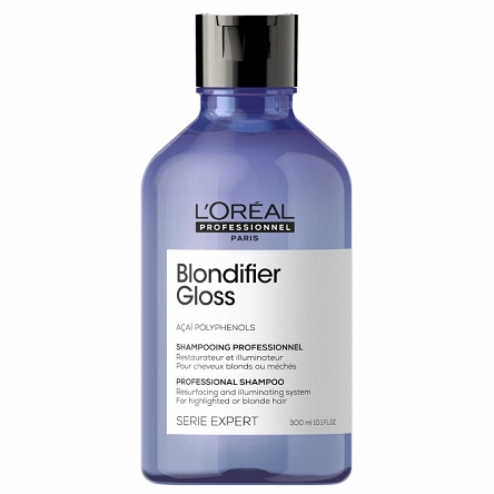 Szampon Loreal Blondifier Gloss nabłyszczający do włosów blond 300ml  Szampony do włosów L'Oreal Professionnel 3474636974382