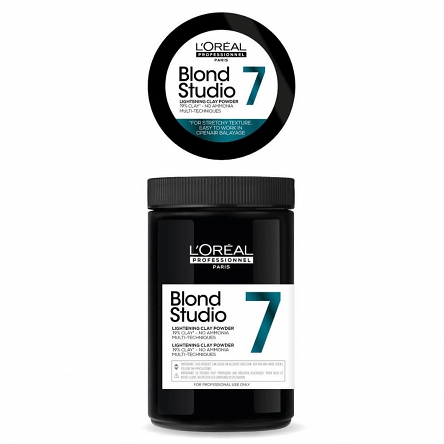 Rozjaśniacz Loreal Blond Studio 7 Clay Powder do włosów, bez amoniaku 500g Rozjaśniacze do włosów L'Oreal Professionnel 3474636971848