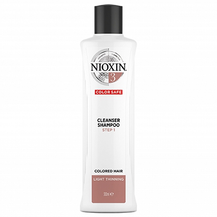 Szampon Nioxin System 3 oczyszczający do włosów farbowanych 300ml Szampony do włosów przetłuszczających się Nioxin 4064666307046