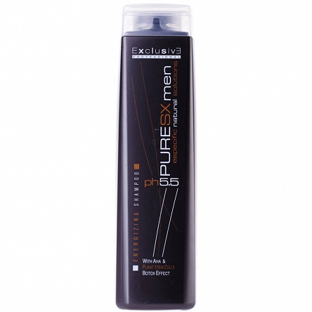 Szampon energetyzujący Exclusive Professional Pure SX do włosów dla mężczyzn 250ml Exclusive Professional 8019653018708