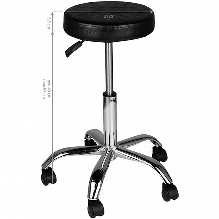 Taboret kosmetyczny Activ AM-310 czarny Activ 5906717429149