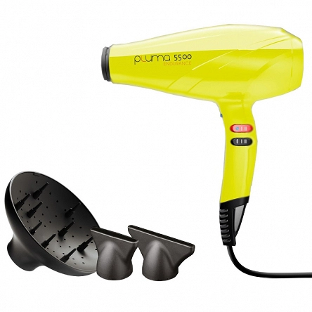 Suszarka Ga.ma PLUMA 2 ION żółta 2400W Suszarki do włosów Ga.ma 8023277123106
