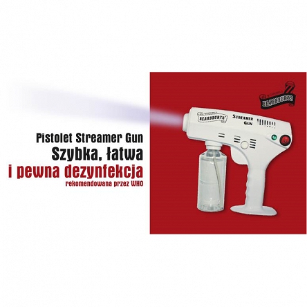 Pistolet Beardburys Streamer-Gun do dezynfekcji narzędzi i salonów fryzjerskich/barberskich 1200W Beardburys Beardburys 8431332322485