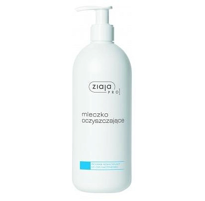 Mleczko oczyszczające Ziaja PRO niebieska 500ml Kosmetyki do demakijażu Ziaja PRO 5901887004707
