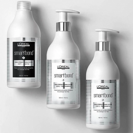 Zestaw Loreal Smartbond wzmacniający włosy podczas koloryzacji i dekoloryzacji 3x500ml Produkty techniczne L'Oreal Professionnel 3474636459438