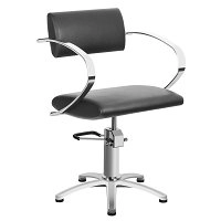 Fotel fryzjerski Gabbiano MEDIOLAN czarny dostępny w 48h Fotele fryzjerskie Gabbiano 12942