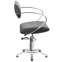 Fotel fryzjerski Gabbiano MEDIOLAN czarny dostępny w 48h Fotele fryzjerskie Gabbiano 12942