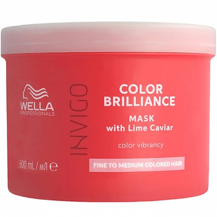 Maska Wella Invigo Color Brilliance Fine włosy cienkie i normalne 500ml Maski do włosów Wella 4064666321844