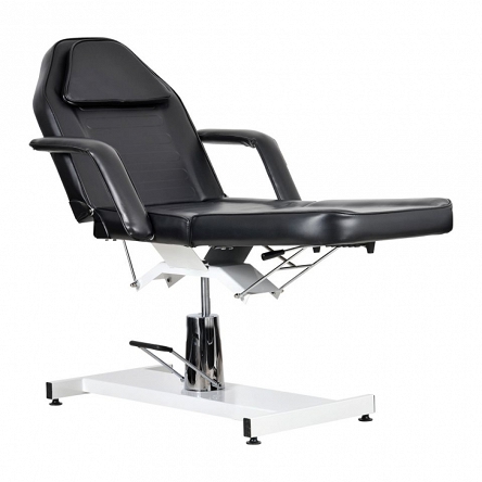 Fotel kosmetyczny Italpro STANDARD BIS czarny dostępny w 48h. Fotele kosmetyczne z ręczną regulacją Italpro