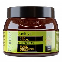 Maska Three Therapy Pantovin Teia Caviar Evolution odbudowująca włosy 500ml