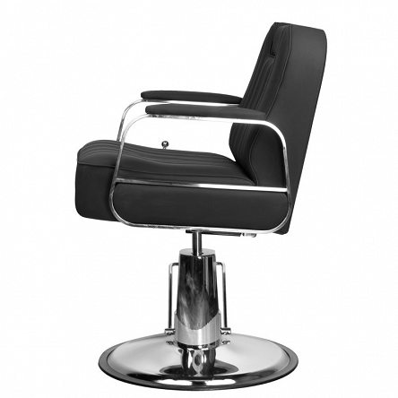Fotel Gabbiano Rufo barberski czarny dostępny w 48h Fotele barberskie Gabbiano 5906717417085