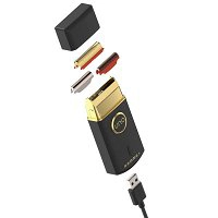 Profesjonalna Golarka Gamma Piu UNO do włosów i brody z tytanową folią i ładowaniem USB Maszynki do strzyżenia Wahl 8021660014949