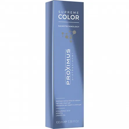 Farba do włosów Proximus Supreme Color Nanotechnology z kwasem hialuronowym 100ml Farby do włosów Proximus Cosmetics 5903282116177