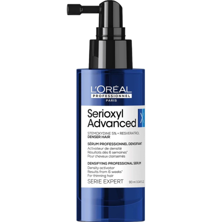 Serum Loreal Serioxyl Stemoxydine 5% pogrubiające do włosów przerzedzonych i cienkich 90ml Serum do włosów L'Oreal Professionnel 3474637106348