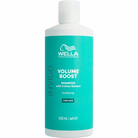 Szampon Wella Invigo Volume Boost Fine nadający objętość do włosów cienkich 500ml Szampony do włosów Wella 4064666585437