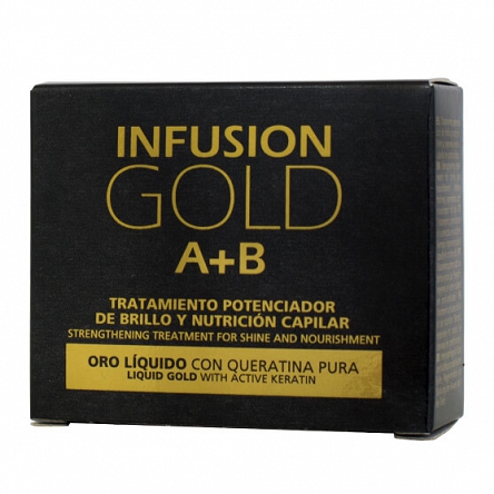 Kuracja Tahe GF GOLD INFUSION GOLD (A+B) regenerująca w ampułkach do włosów zniszczonych 2x10ml Ampułki do włosów Tahe 8426827731514