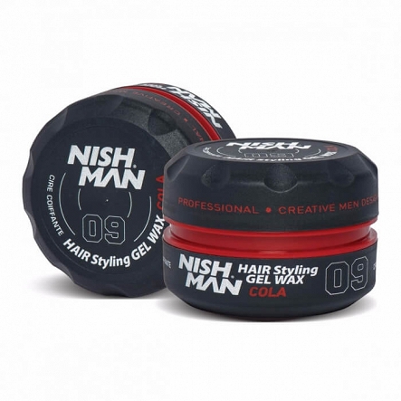 Pomada Nishman Styling Wax 09 Cola dająca naturalny efeket o zapachu coli 150ml Kosmetyki do stylizacji NishMan 8681665066086