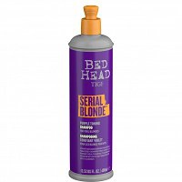 Szampon Tigi Bed Head Serial Blonde Purple Toning ochładzający kolor włosów blond 400ml Tigi 615908432343