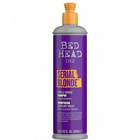 Szampon Tigi Bed Head Serial Blonde Purple Toning ochładzający kolor włosów blond 400ml Tigi 615908432343