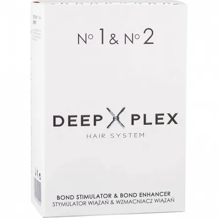 Zestaw Stapiz Deep Plex No1 Stymulator 150ml + No2 Wzmacniacz wiązań 290ml, ochrona i odbudowa włosów Stapiz 5906874553015