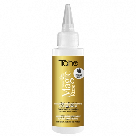 Zabieg Tahe Magic Rizos Protein restrukturyzujący do włosów kręconych 100ml Kuracje do włosów Tahe 8426827723526