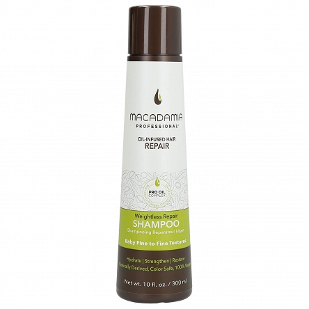 Szampon Macadamia Weightless Oil-Infused Hair Repair nawilżający do włosów cienkich 300ml Szampony do włosów Macadamia professional 815857010443