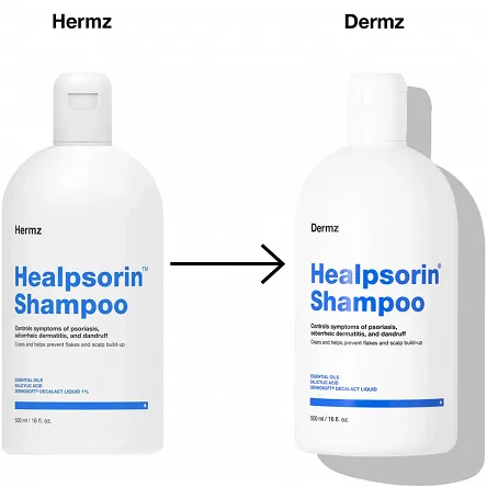 Szampon Dermz Healpsorin na łuszczycę i ŁZS 500ml Dermz 5907222288009