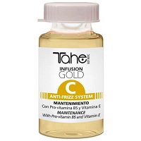 Ampułki Tahe GOLD INFUSION GOLD C przeciw puszeniu się włosów 5x10ml Ampułki do włosów Tahe 8426827735031