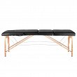 Stół Activ Komfort 2 Wood składany do masażu (drewniany), segmentowy czarny Łóżka do masażu Activ 5906717432637