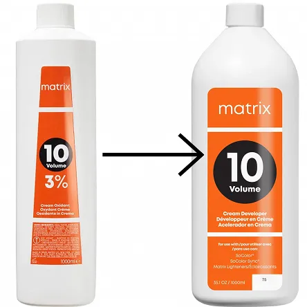 Oxydant Matrix 3, 6, 9 lub 12% 1000ml do koloryzacji Socolor Oxydanty Matrix 3474637229160