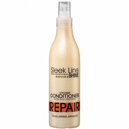 Odżywka Stapiz Sleek Line Repair regenerująca włosy 300ml Odżywki do włosów suchych Stapiz 5904277710226