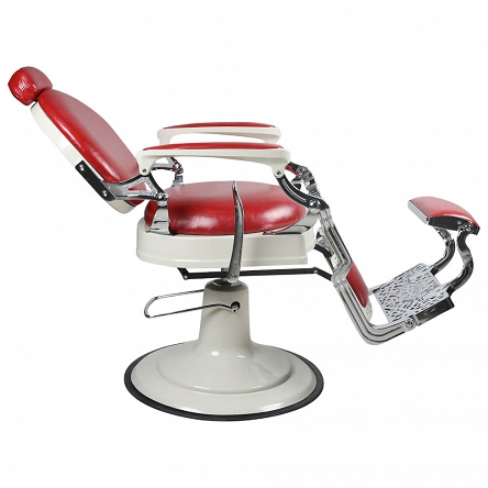 Fotel Super Salon TOMMY RED barberski, czerwony dostępny w 48H Fotele barberskie Super Salon
