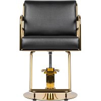 Fotel fryzjerski Gabbiano Prato, kolor złoto-czarny, dostepny w 48h Gabbiano 5906717442131