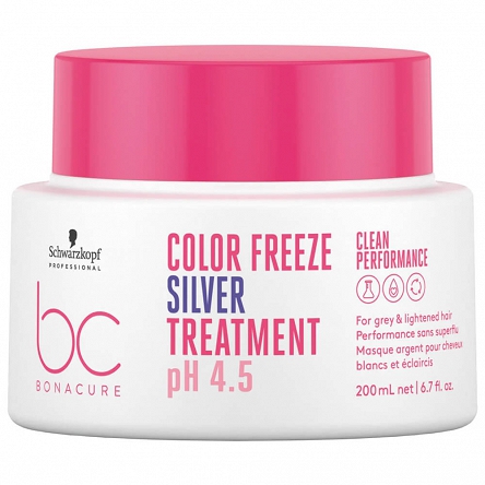Maska Schwarzkopf BC Bonacure Color Freeze Silver regenerująca do włosów farbowanych i rozjaśnianych 200ml Schwarzkopf 4045787725636