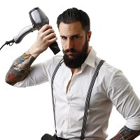 Suszarka barberska Gamma Piu Barber Phone TITANIUM 2000W Suszarki do włosów Gamma Piu 8021660011498