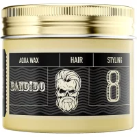 Wosk Bandido Hair Aqua Wax 8 Extreme Strong do stylizowania włosów o ekstra mocnym chwycie dla mężczyzn 125ml Wosk do włosów dla mężczyzn Bandido 8681863082253
