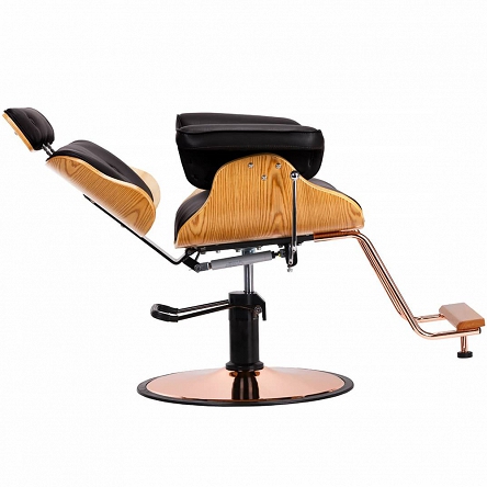 Fotel fryzjerski Gabbiano Florencja z regulowanym oparciem i zagłówkiem Fotele fryzjerskie Gabbiano 5906717435287