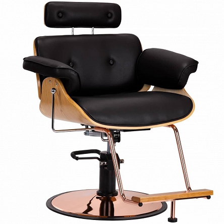 Fotel fryzjerski Gabbiano Florencja z regulowanym oparciem i zagłówkiem Fotele fryzjerskie Gabbiano 5906717435287