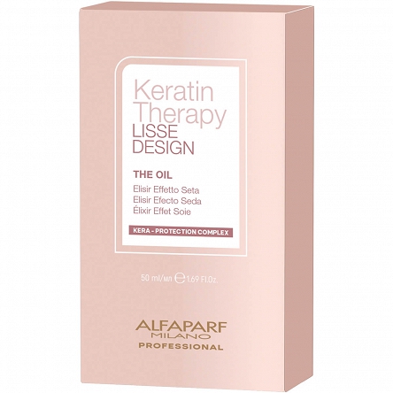 Olejek Alfaparf Keratin Therapy Lisse Design The Oil 50ml Keratynowe prostowanie włosów Alfaparf 8022297141442