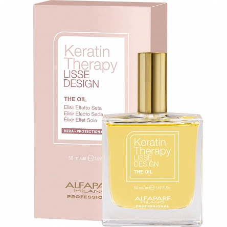 Olejek Alfaparf Keratin Therapy Lisse Design The Oil 50ml Keratynowe prostowanie włosów Alfaparf 8022297141442